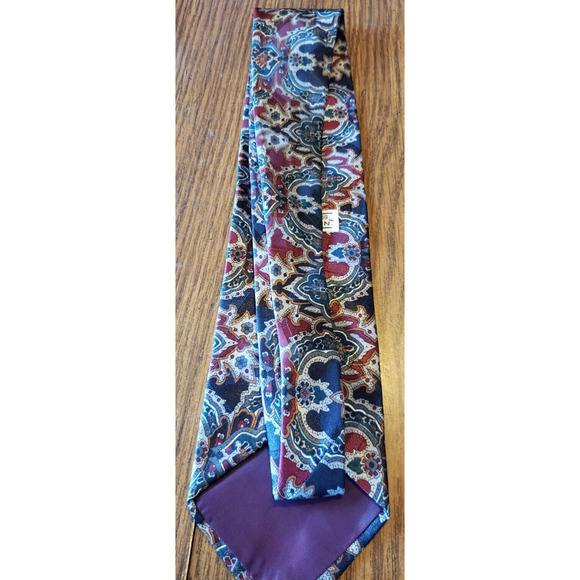 Editions By Van Heusen Adult Mens Tie Multicolor Abstract Pattern Necktie - Picture 2 of 5